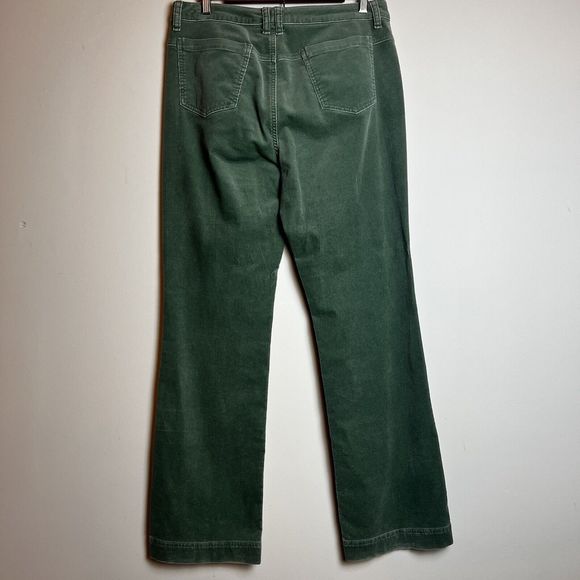 Chico’s Vintage Green Corduroy Jacket & Flare Pants Suit Sz M / 8 / Chico’s 1 - Picture 12 of 16